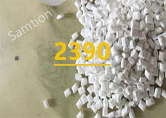 Sabic Xenoy 2390 30% glass filament reinforced PET+PC alloy with high stiffness.