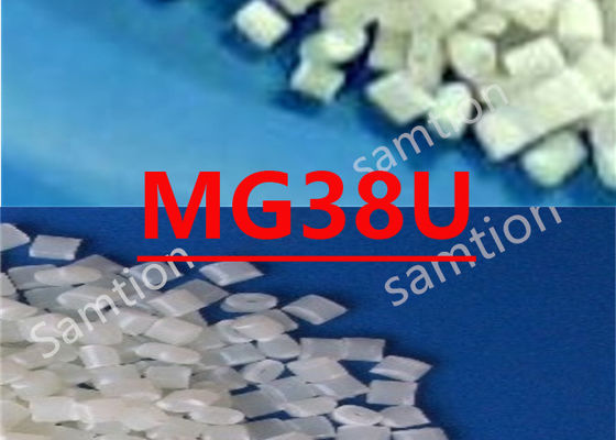 Sabic Cycolac MG38U resin is Very high impact ABS. Toughness/rigidity. Good fatigue resistance.