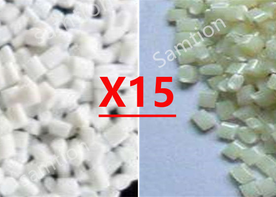 Sabic Cycolac X15 resin is Automotive. Very high heat resistance with high impact. UL94 HB rated. High gloss.