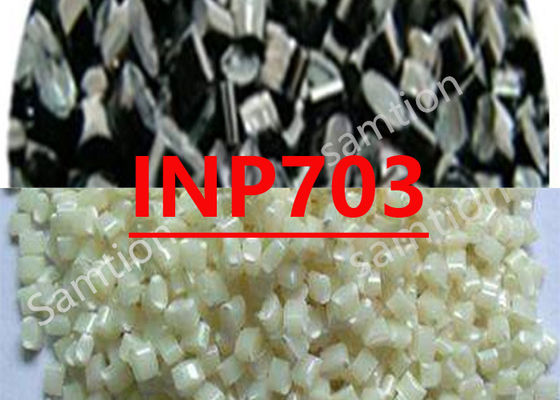 Sabic Cycolac INP703 is a high heat ABS resin, and is based on alphamethyl styrene acrylontrile butadiene styrene (AMS-A