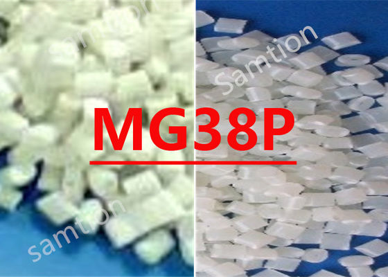 Sabic Cycolac MG38P High flow, injection molding ABS for pipe fittings. NSF Standard DWV Cell Class 32222. Available in